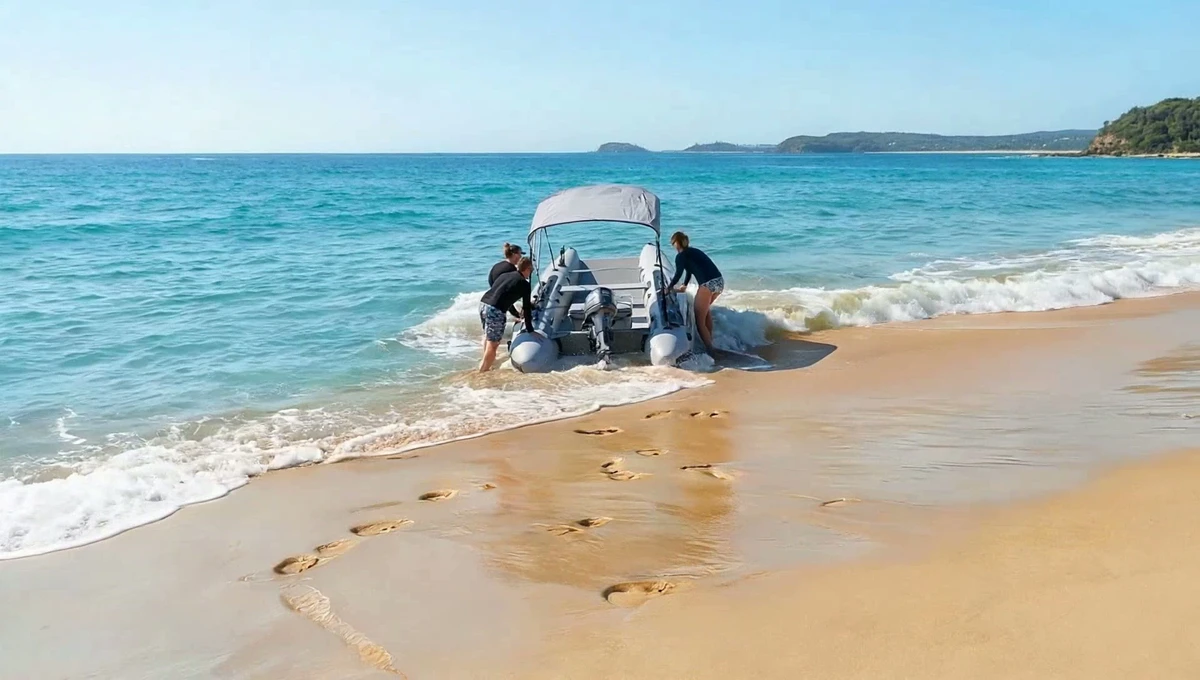 Aerowave Viper 365 beach-launch image