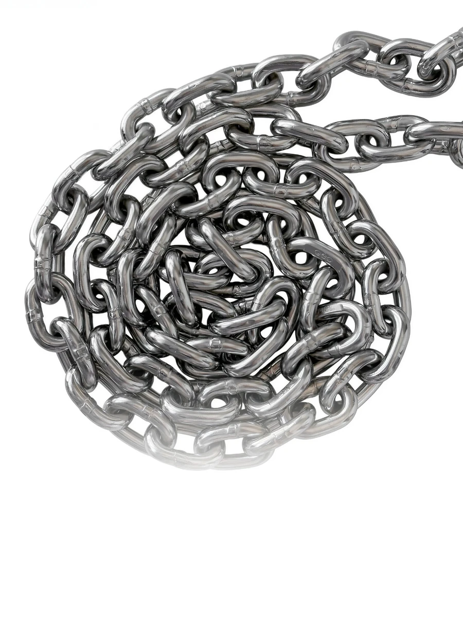 ShakeSure electropolished stainless steel anchor chain
