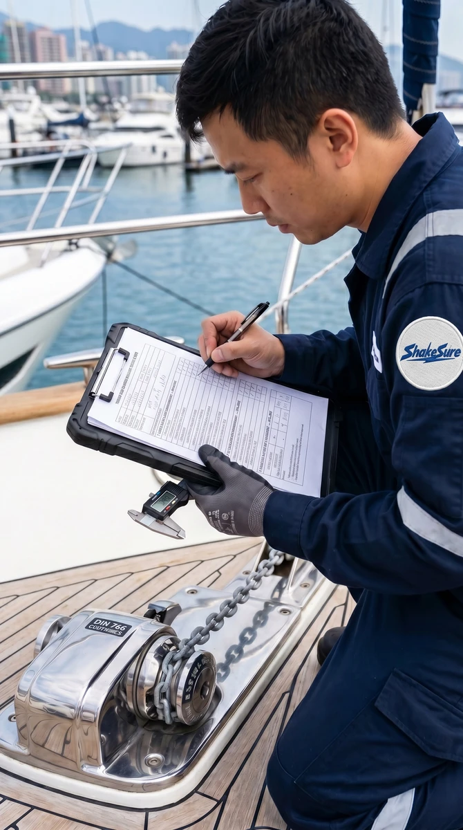 ShakeSure marine chain photograph